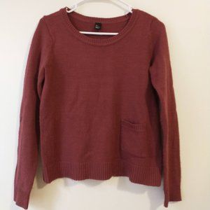 Forever 21 Rust Orange Knit Sweater - S